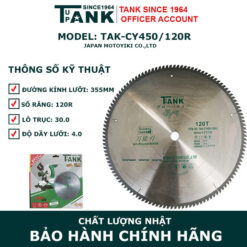Lưỡi Cắt Gỗ TAK 185 40T